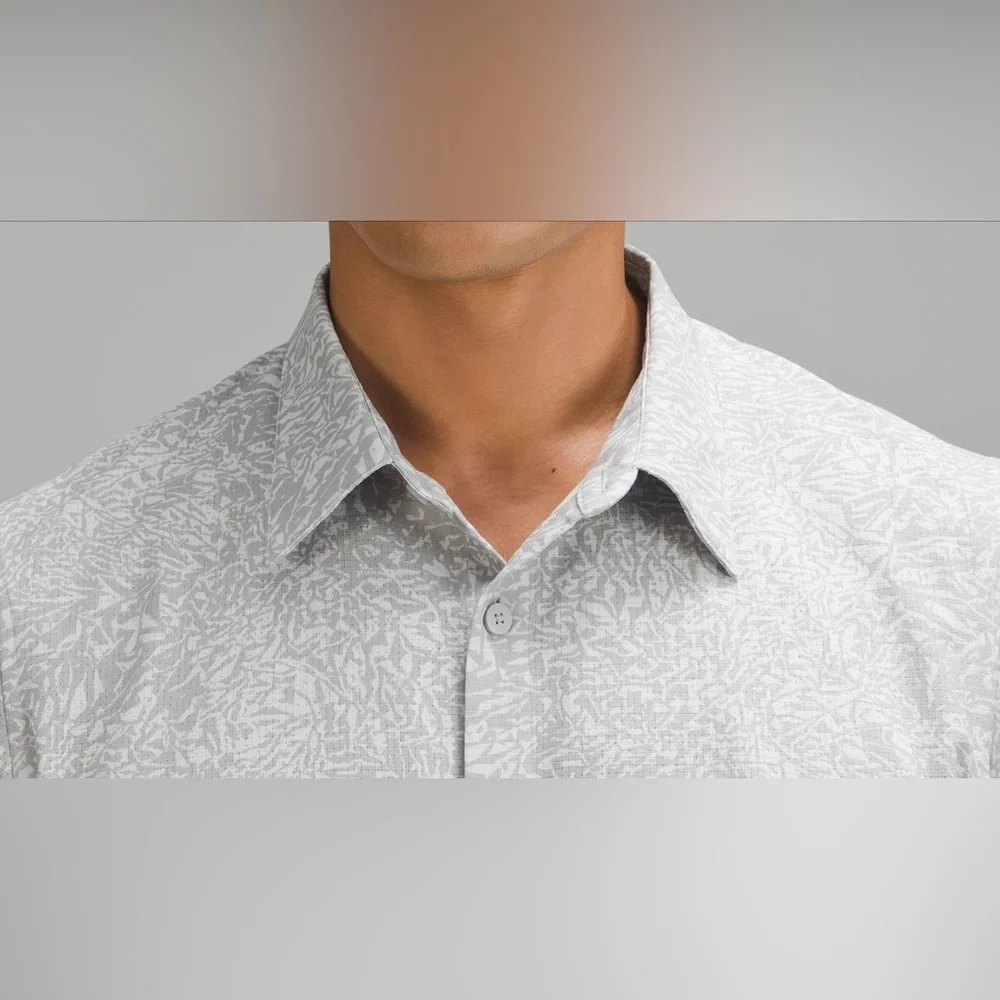 Lululemon Airing Easy Short Sleeve Button-Up Shirt - Picture 3 of 6